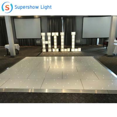 White Starlit RGB LED Dance Floor