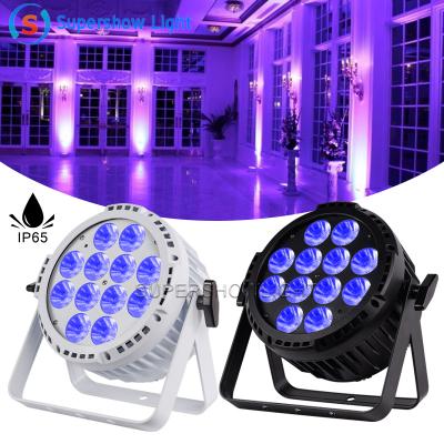 waterproof outdoor ip65 12x18W RGBWAUV 6 in 1  led par light